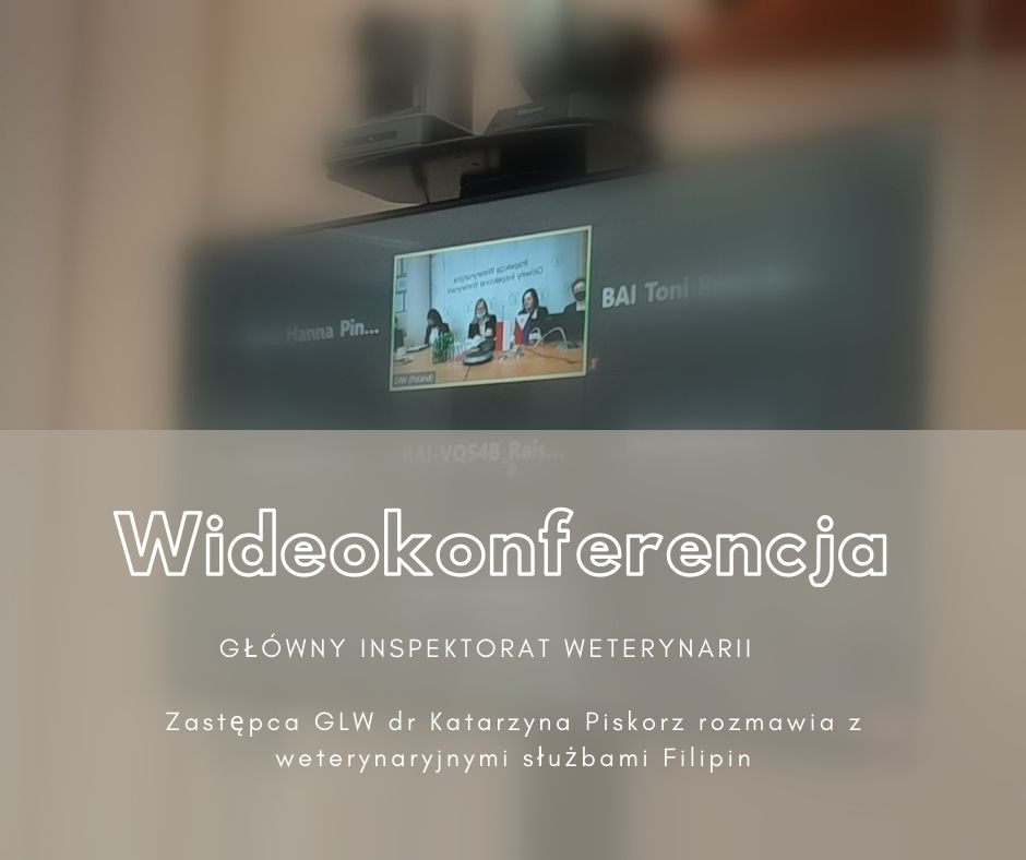 Wideokonferencja z filipińską służbą weteryna