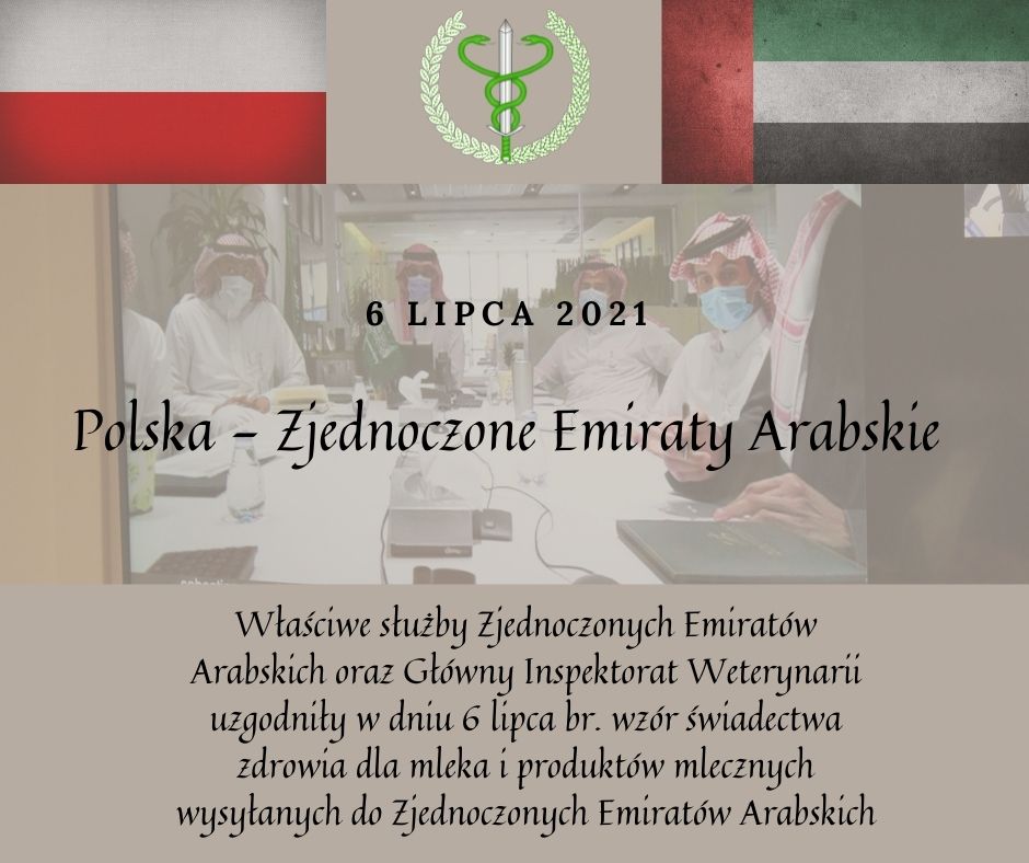 Uzgodnienie z władzami Zjednoczonych Emiratów Ar