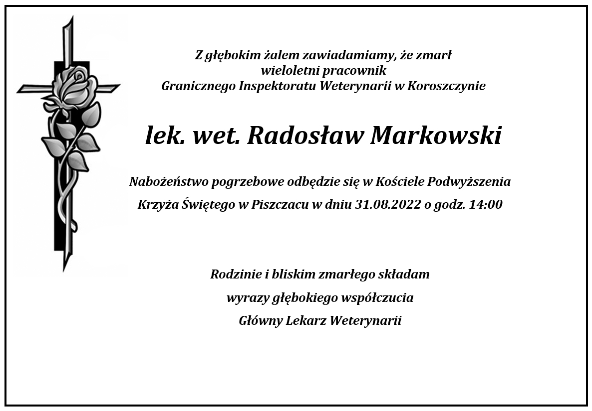 Ostatnie pożegnanie Radosława Markowskiego