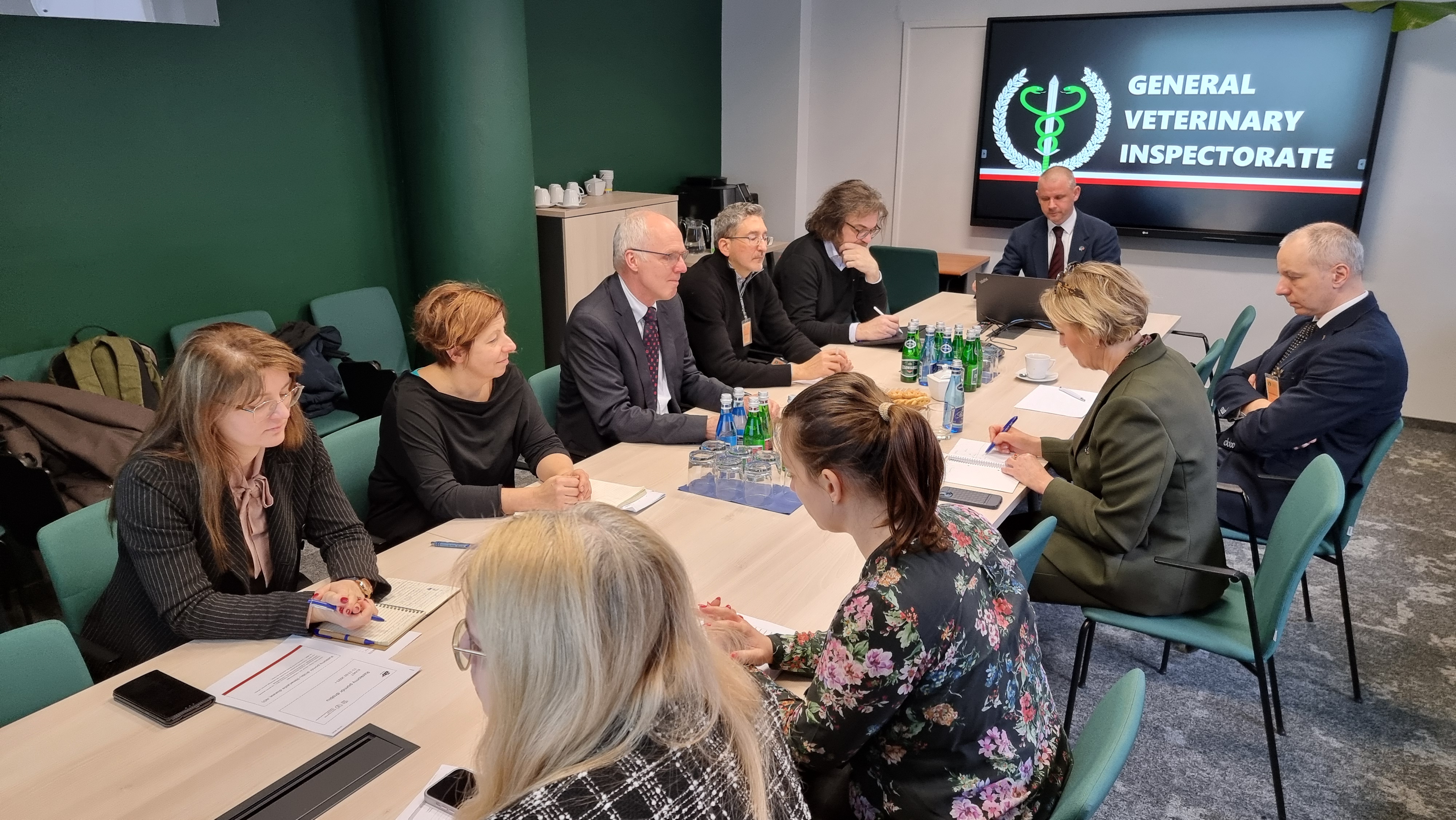 Uczestnicy spotkania misji doradczej zespołu EUVET w Polsce