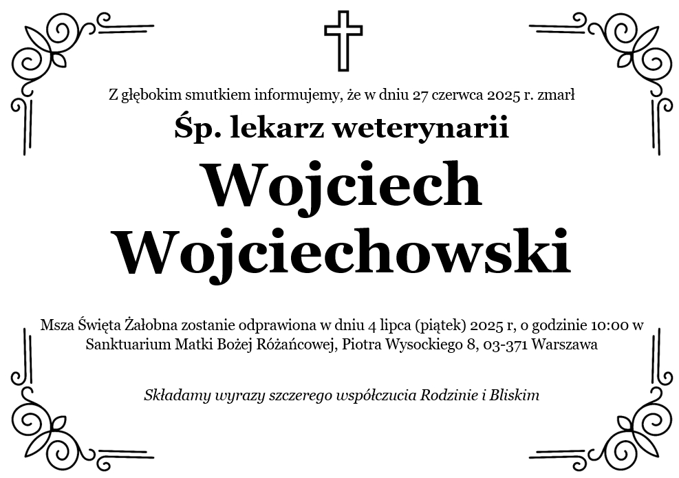 Ostatnie pożegnanie lek. wet. Wojciecha Wojciecho