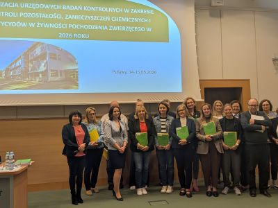 Spotkanie z laboratoriami urzędowymi Inspekcji We