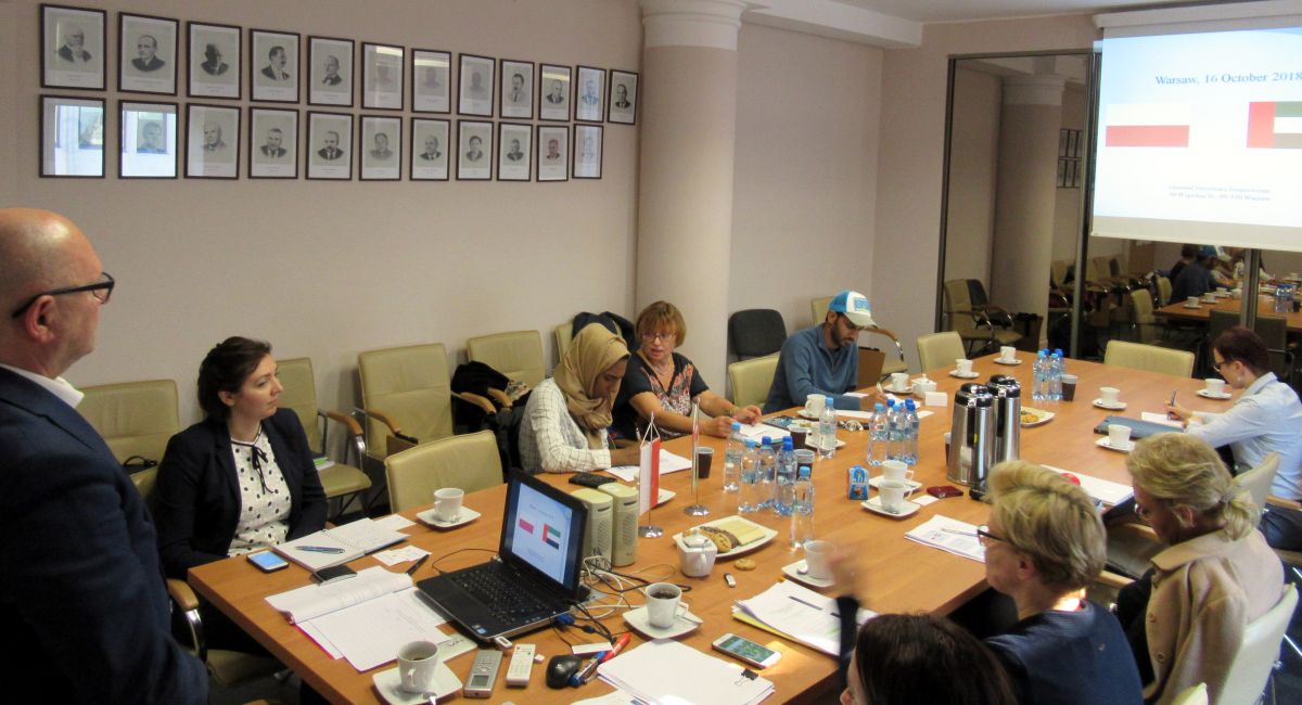 Wizyta studyjna ekspertów ze Zjednoczonych Emiratów Arabskich w Polsce 