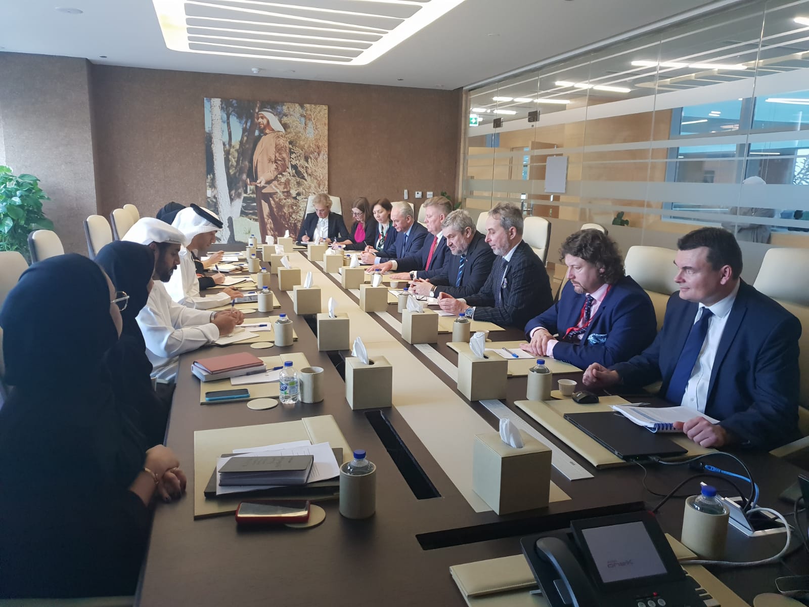 Wizyta polskiej delegacji w Zjednoczonych Emiratach Arabskich 