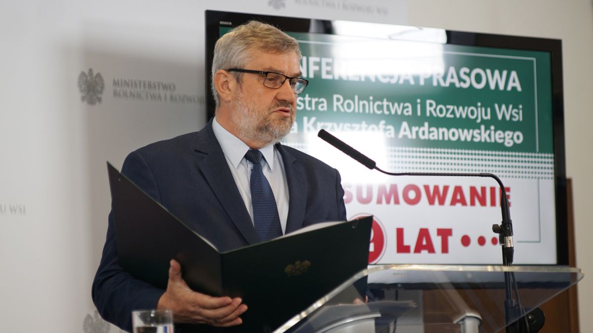 Podsumowanie pracy ministra Jana Krzysztofa Ardano