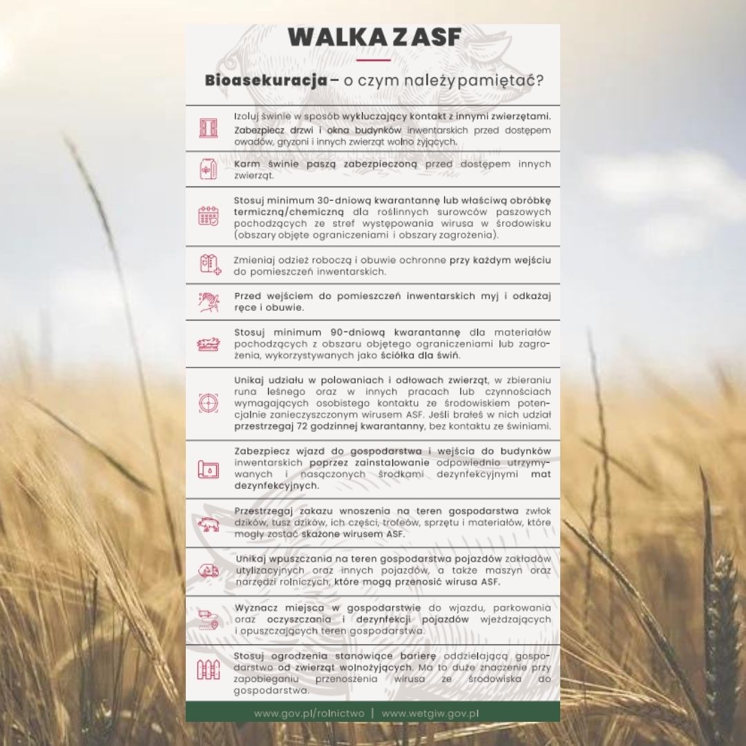 Bioasekuracja - o czym należy pamiętać