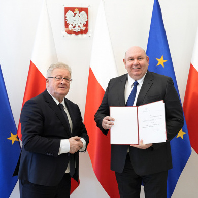 Minister Czesław Siekierski i nowo powołany Główny Lekarz Weterynarii (fot. MRiRW)