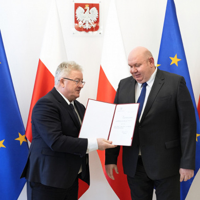 Powołanie na stanowisko Głównego Lekarza Weterynarii pana Krzysztofa Jażdżewskiego (fot. MRiRW)