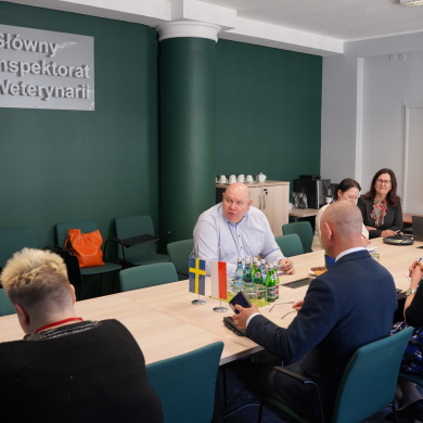 Wideospotkanie Głównych Lekarzy Weterynarii Polski i Szwecji