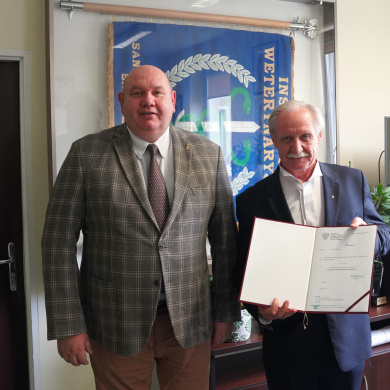 Główny Lekarz Weterynarii Krzysztof Jażdżewski powołuje Pana Lecha Pankiewicza na stanowisko Małopolskiego WLW