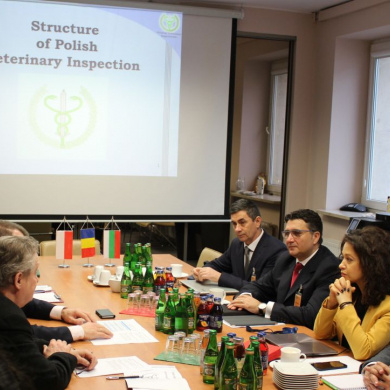 Wizyta przedstawicieli służby weterynaryjnej Bułgarii i Rumunii