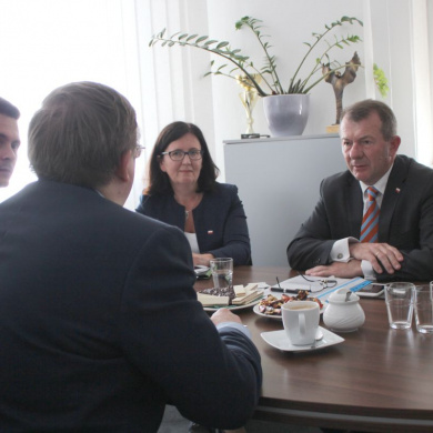Spotkanie Głównego Lekarza Weterynarii z Ambasadorem Republiki Białorusi w Polsce  